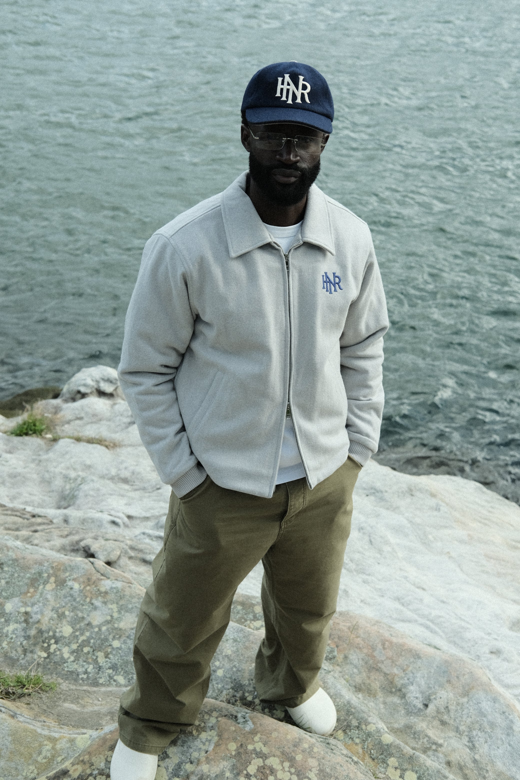 HONOUR Melton Wool Hat 'Navy Mirage'