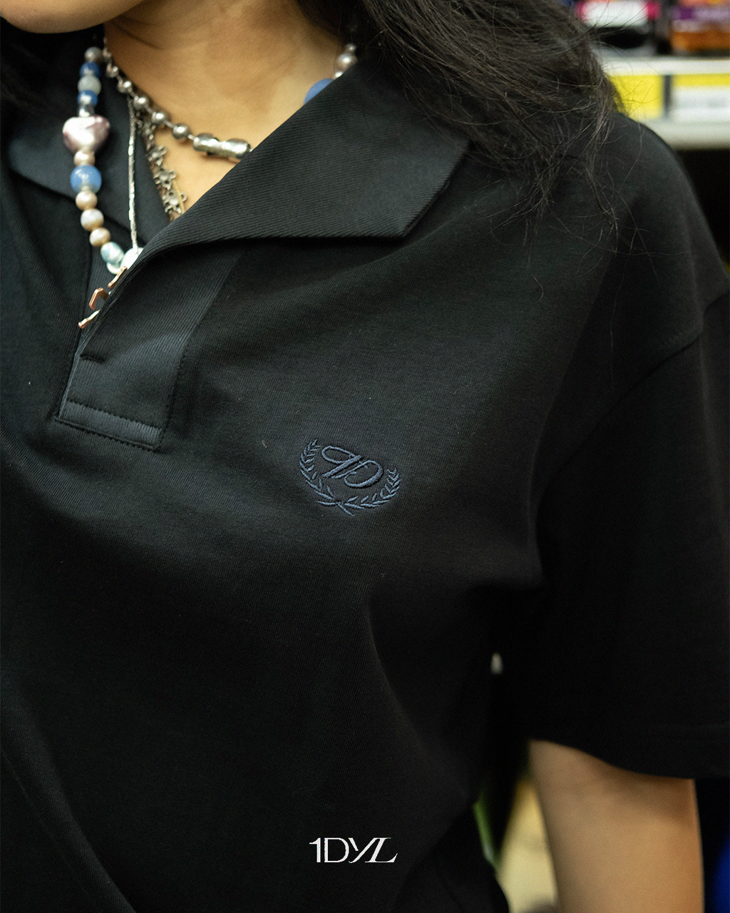 1dyLL 'Utility Shift Polo 'Black'