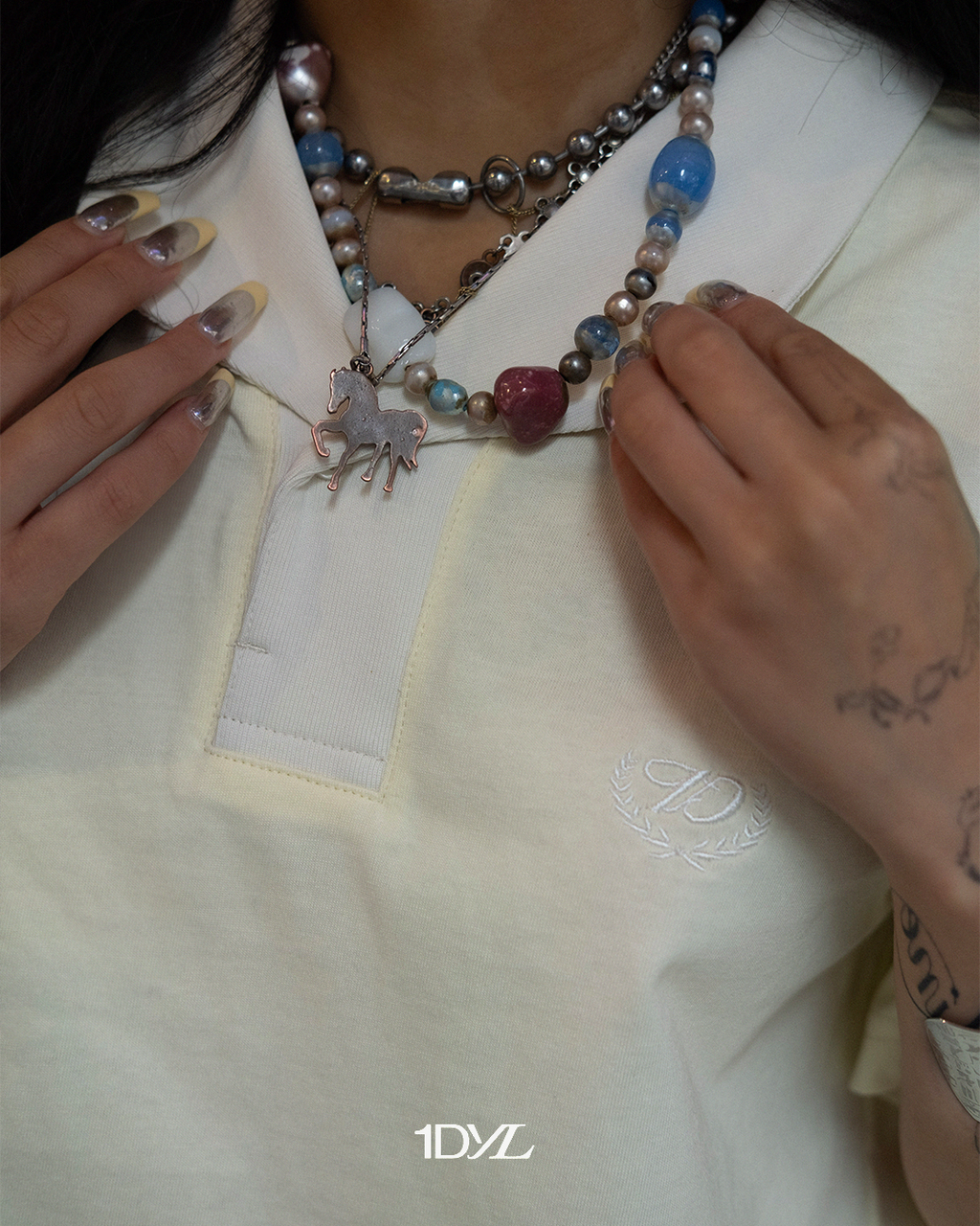 1dyLL 'Utility Shift Polo 'Beige'