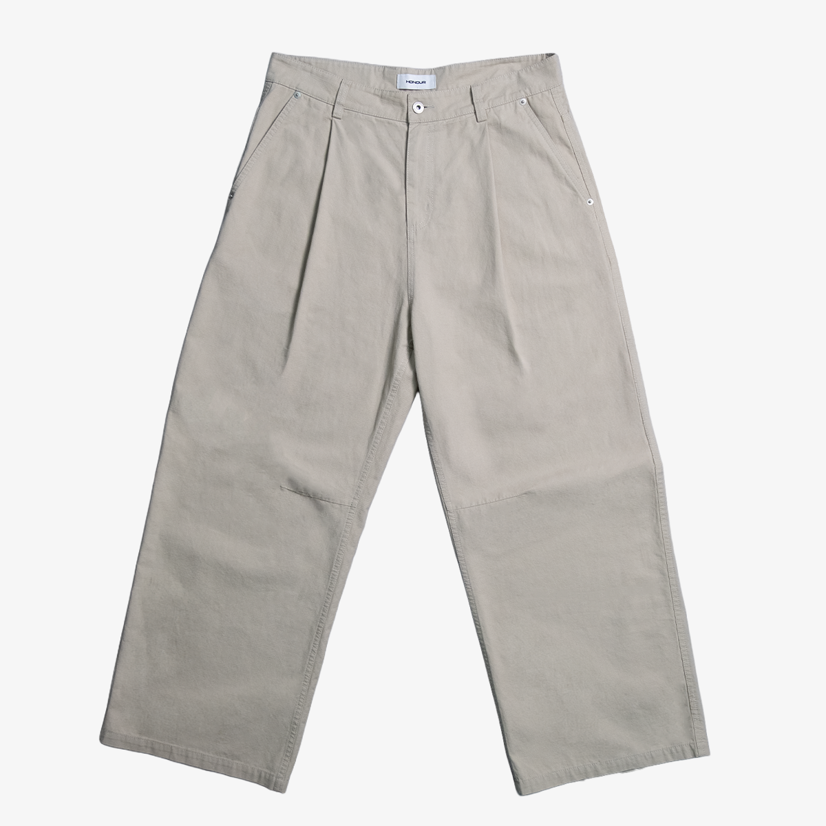 Honour Frayed Relaxed Fit Pant - Beige
