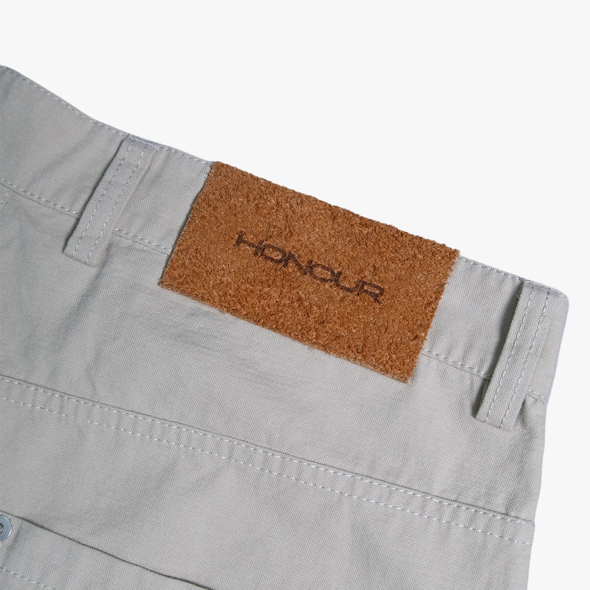 Honour Frayed Relaxed Fit Pant - Beige