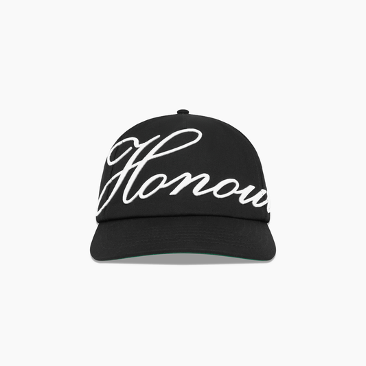 HONOUR Heritage Script Adjustable Hat 'Onyx'