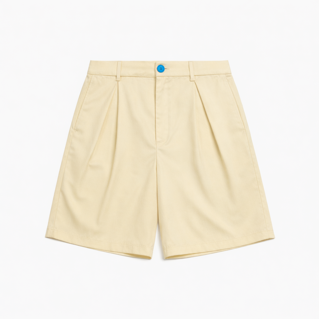 Honour Heritage Script Pleated Shorts