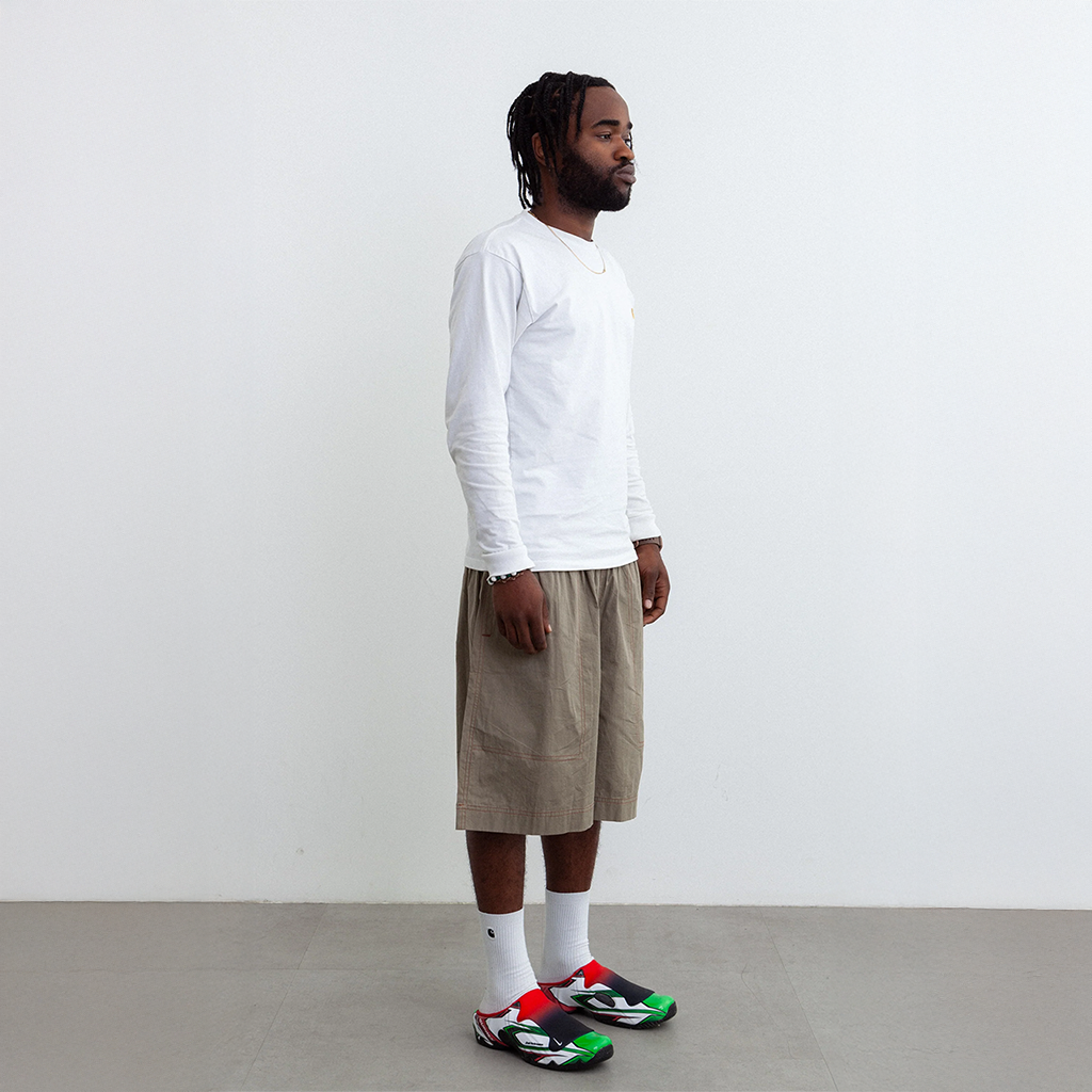 Jan Koleksi Desa Shorts "Light Sage"