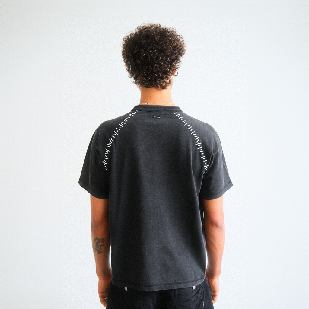 Honour Frankenstitch Tee 'White'