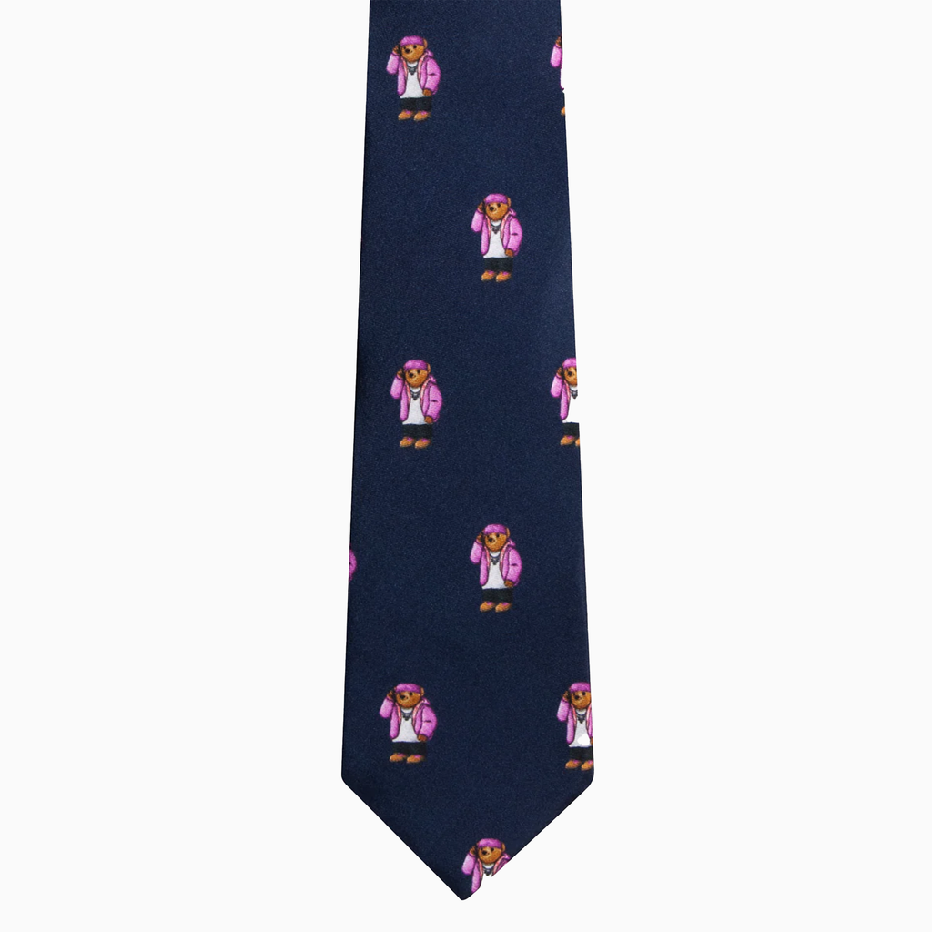 For The Homies Cam'Bear Silk Tie