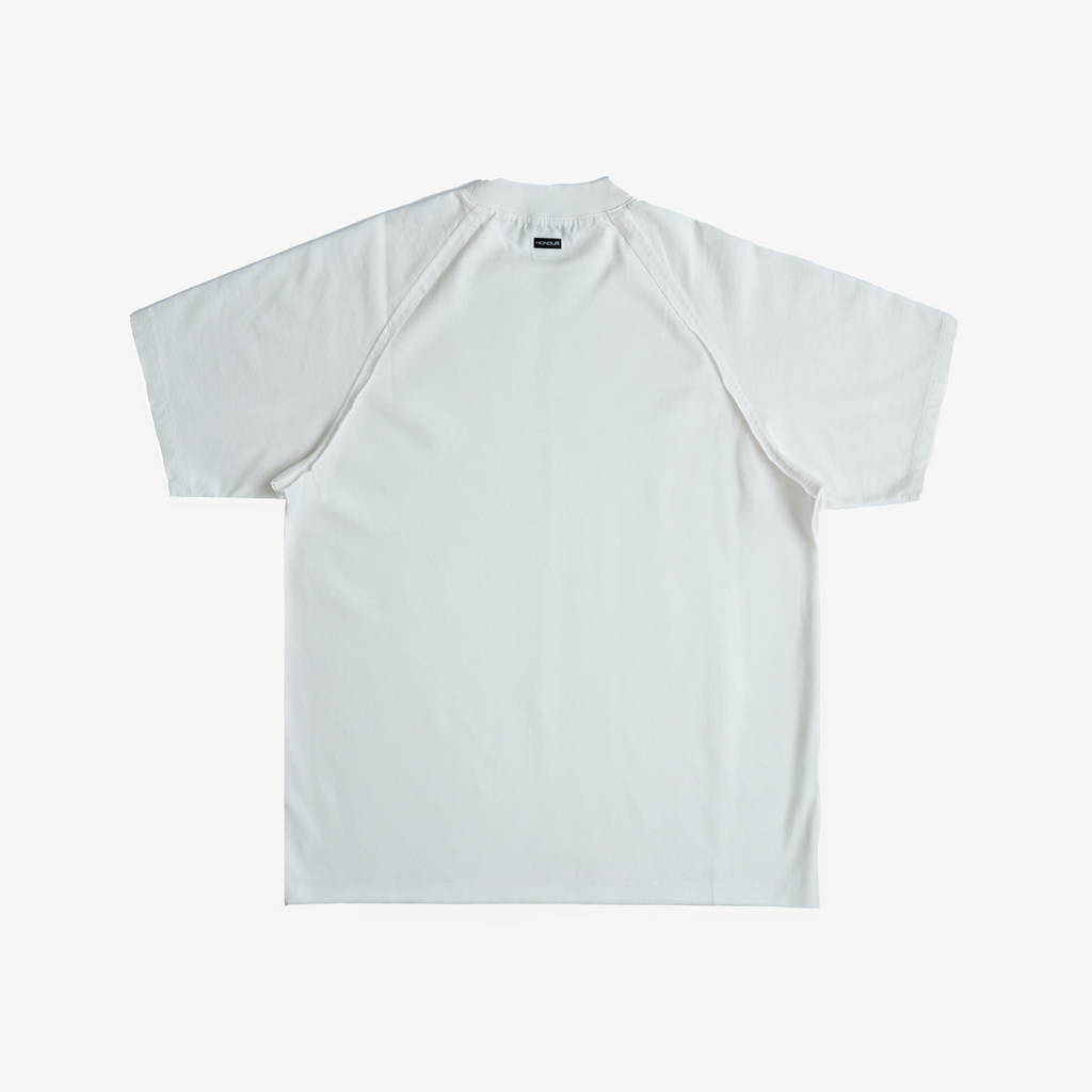 Honour Frayed Tee 'Cream'