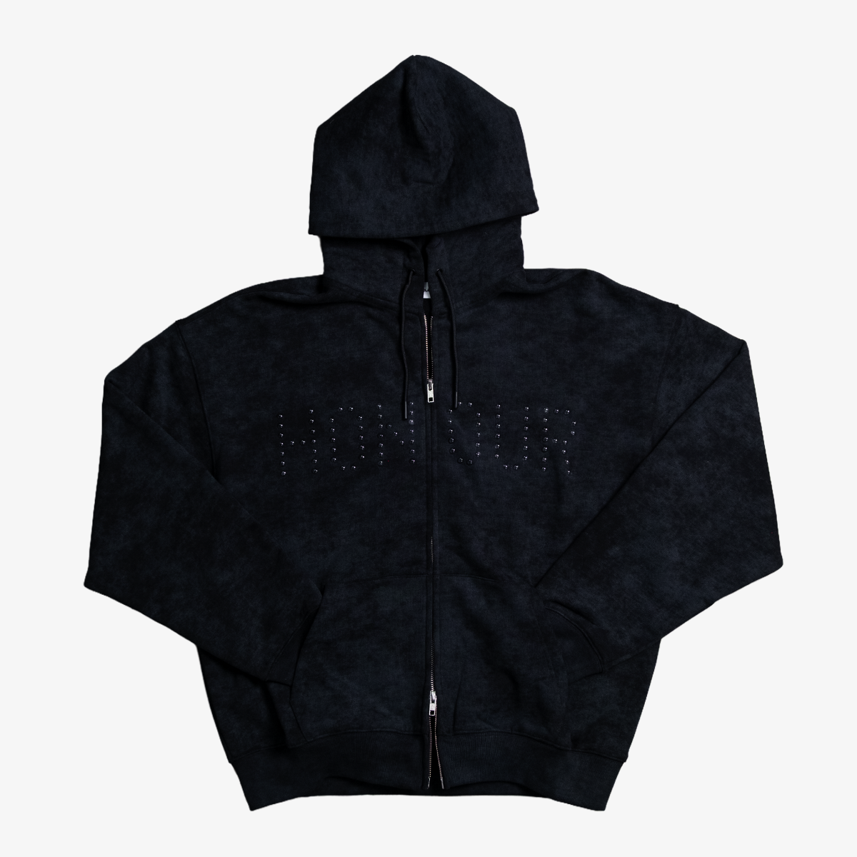 Honour Orb Zip Hood - Black