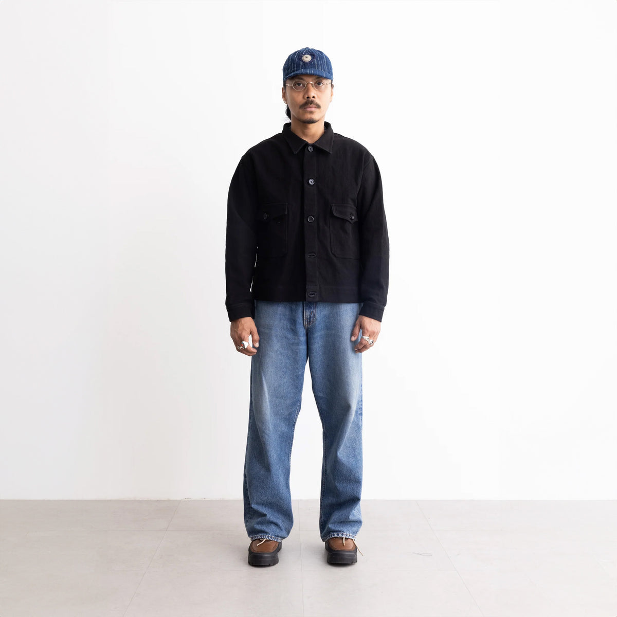Jan Koleksi Malam Jacket 'Midnight Indigo'