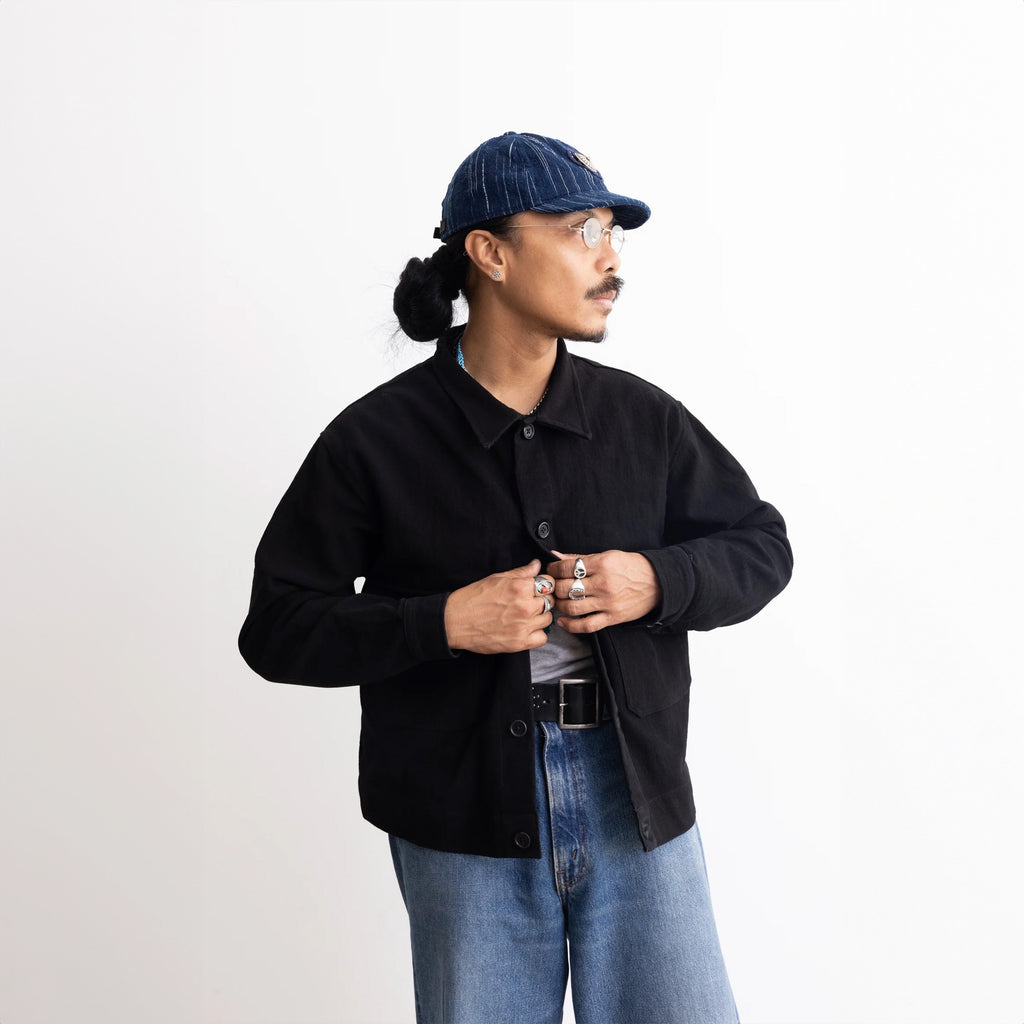 Jan Koleksi Malam Jacket 'Midnight Indigo'