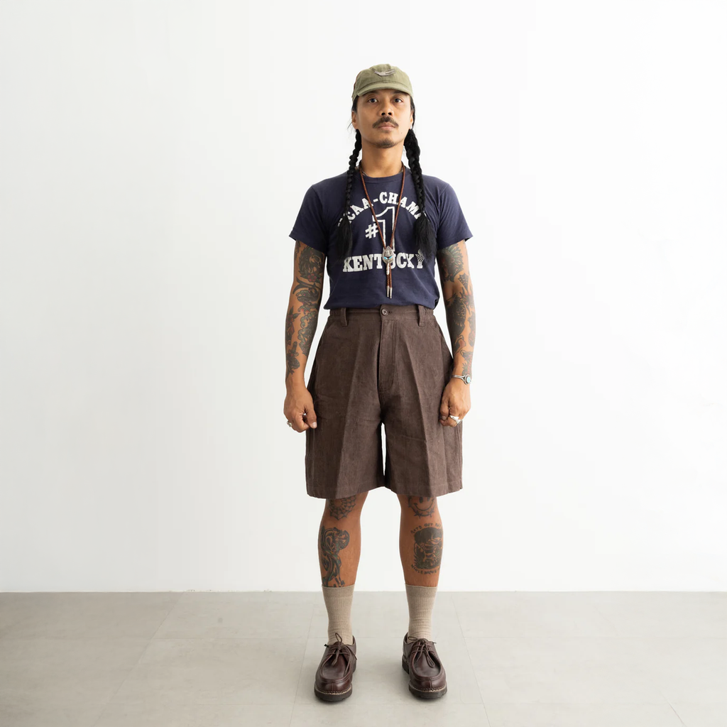 Jan Koleksi Jawa Shorts "Peppercorn"