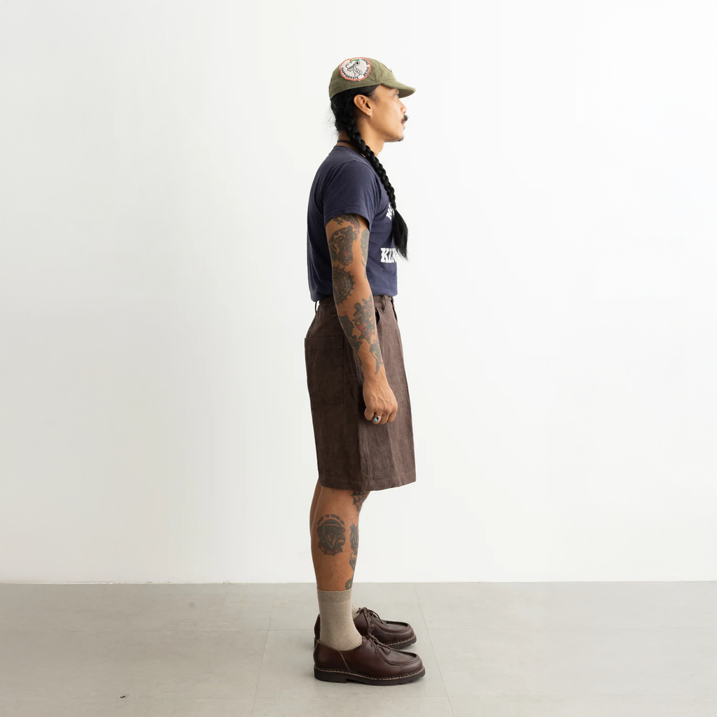Jan Koleksi Jawa Shorts "Peppercorn"
