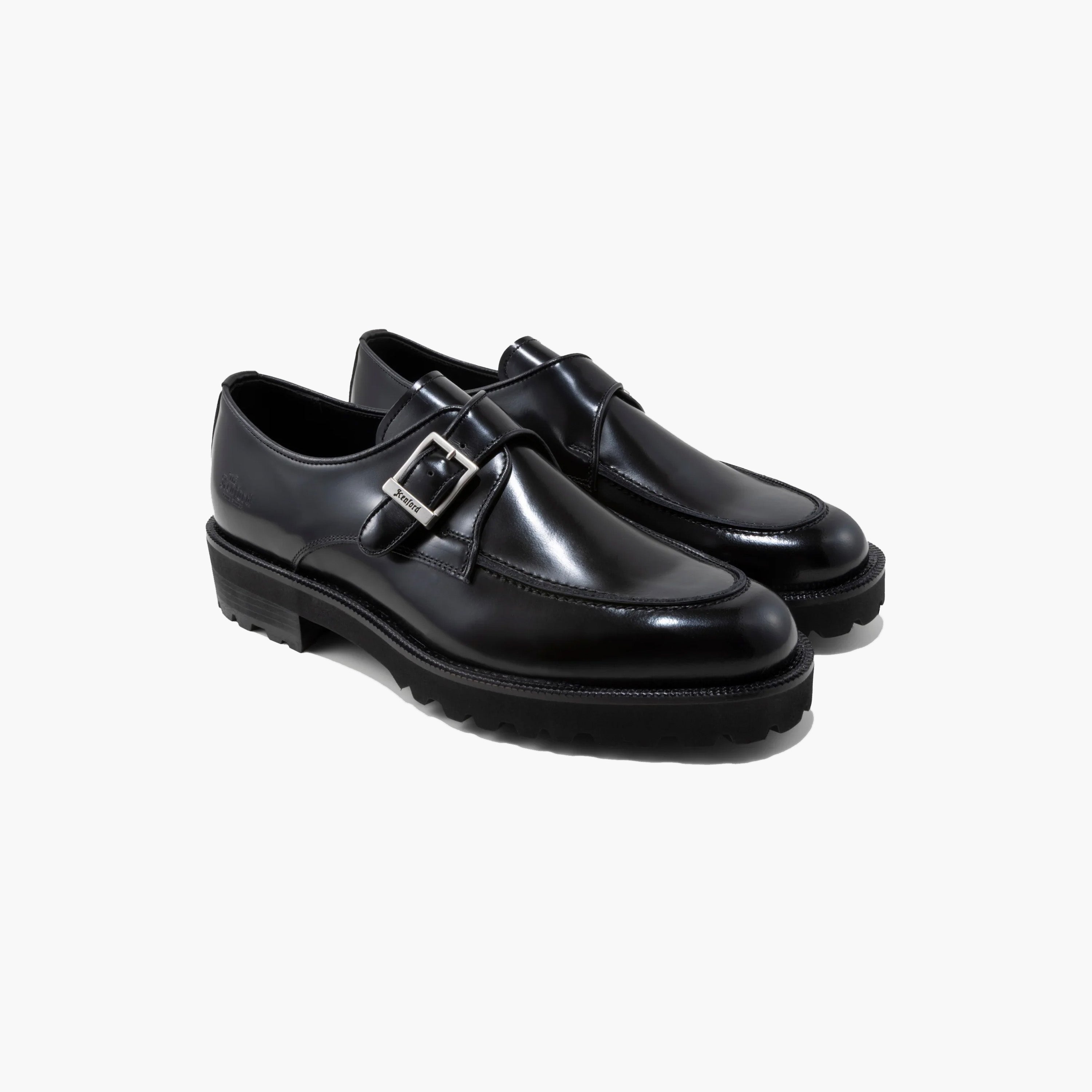 Kenford New Classic U-Tip Monk Strap "Black"