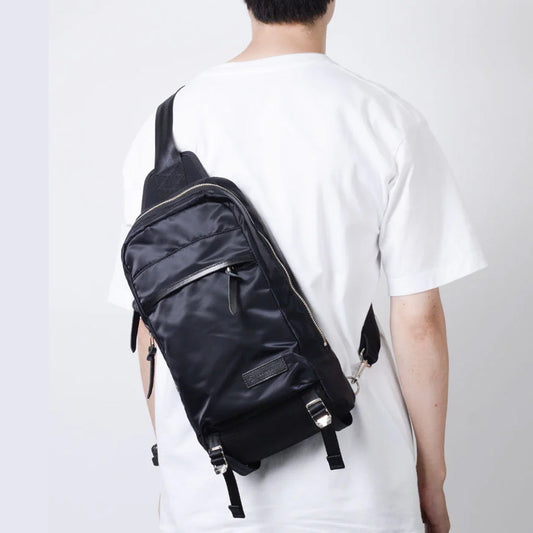 Master-piece Lightning Sling Bag Black
