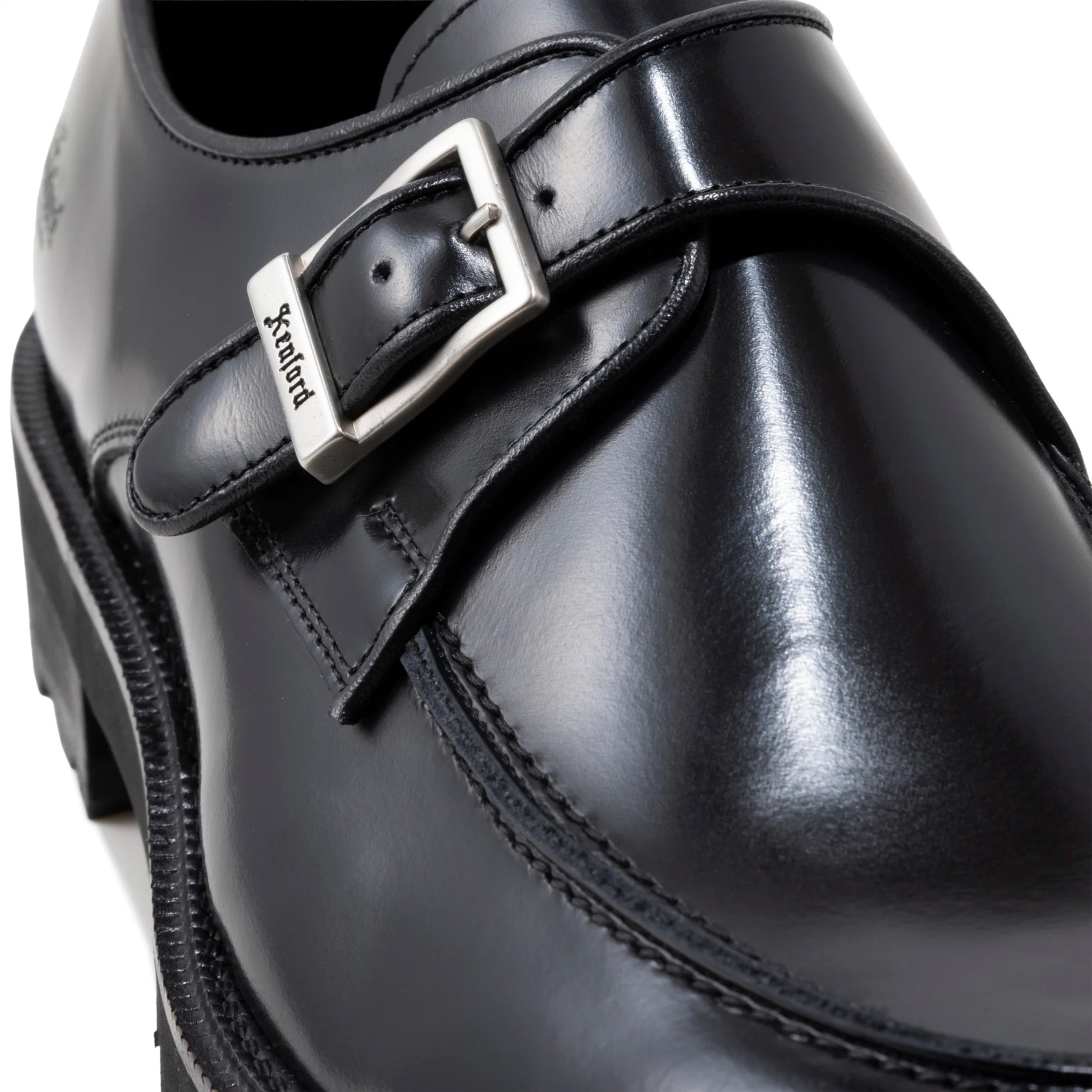 Kenford New Classic U-Tip Monk Strap "Black"