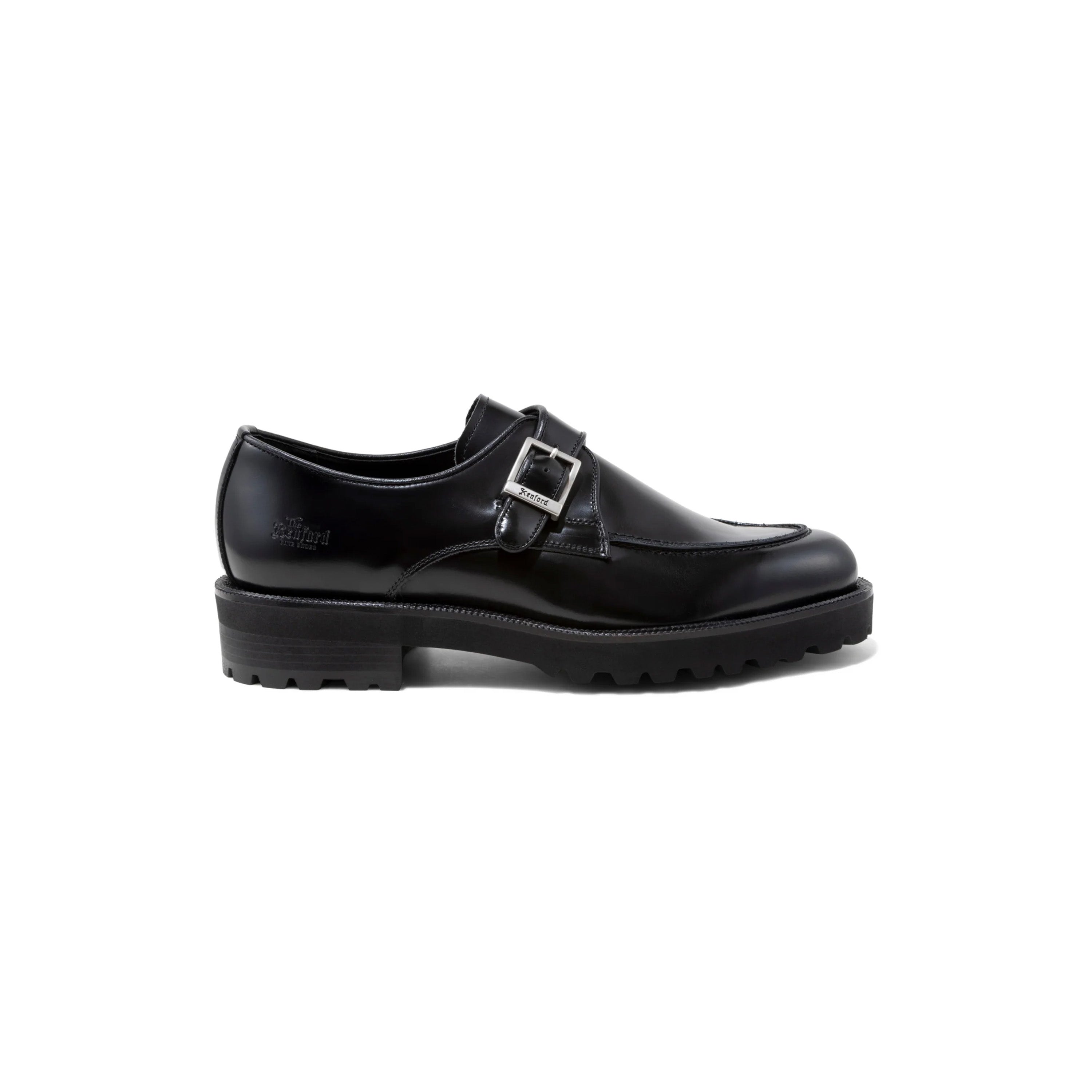 Kenford New Classic U-Tip Monk Strap "Black"