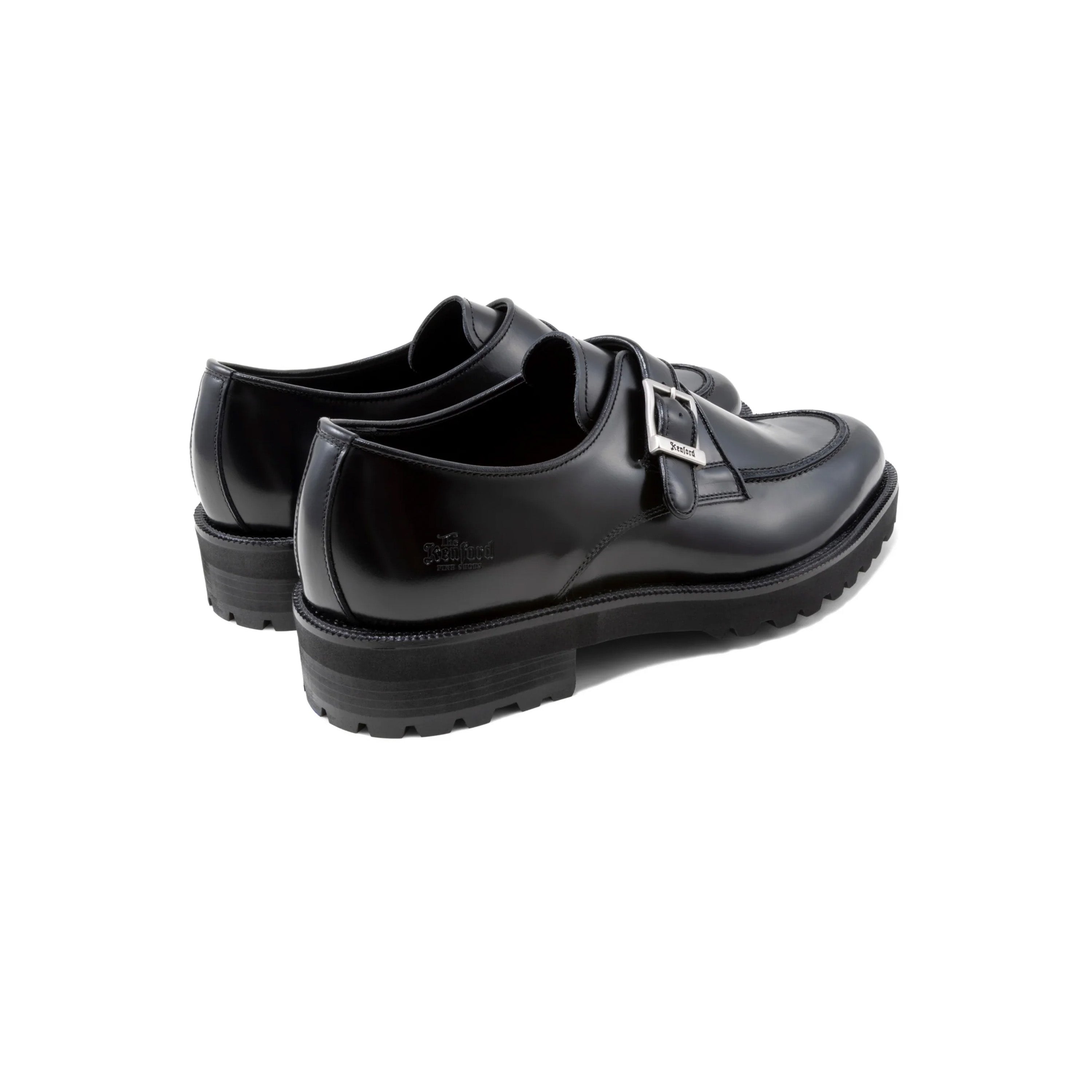 Kenford New Classic U-Tip Monk Strap "Black"
