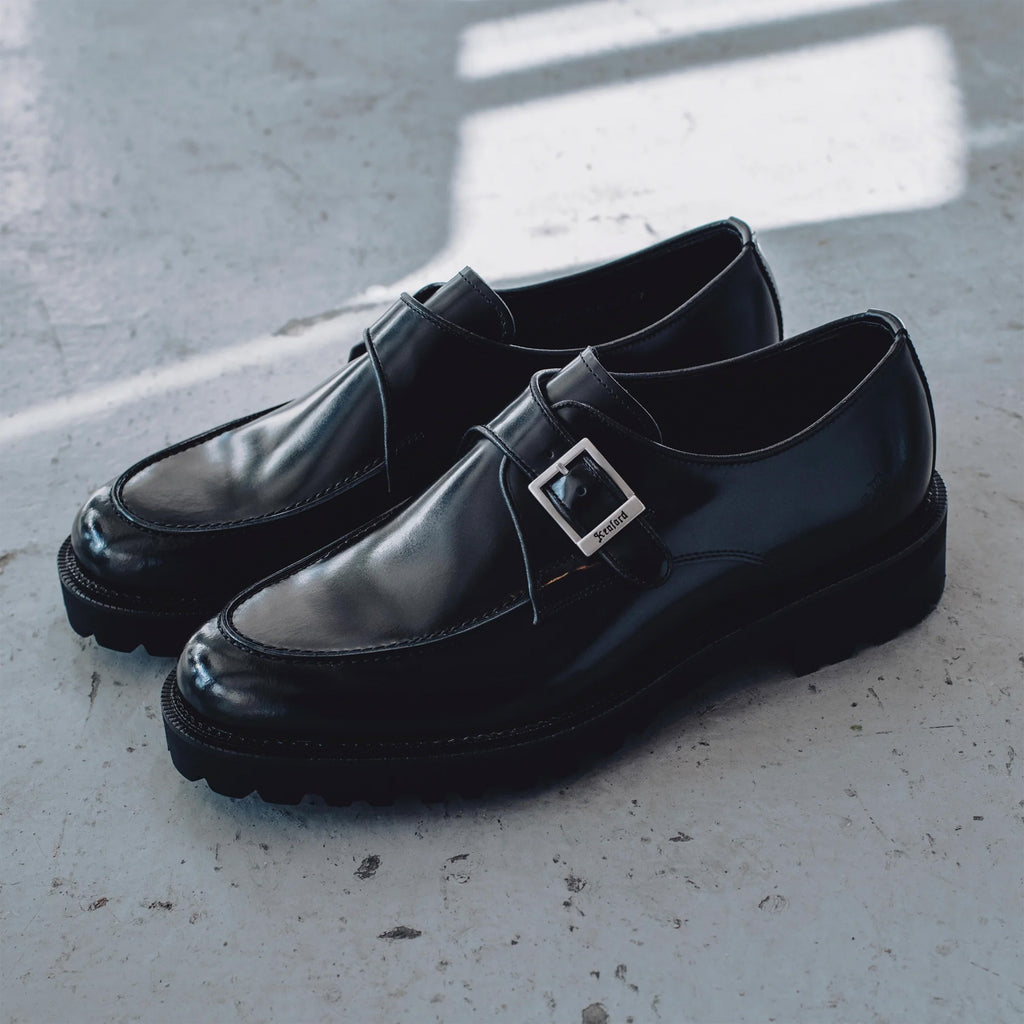 Kenford New Classic U-Tip Monk Strap "Black"