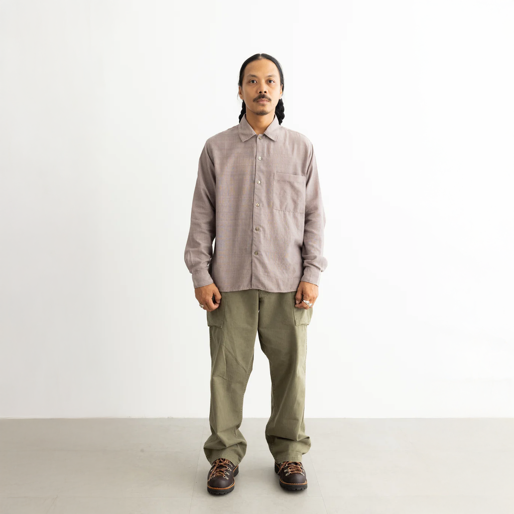 Jan Koleksi Pasar Long Sleeve Shirt "Cloud Grey"