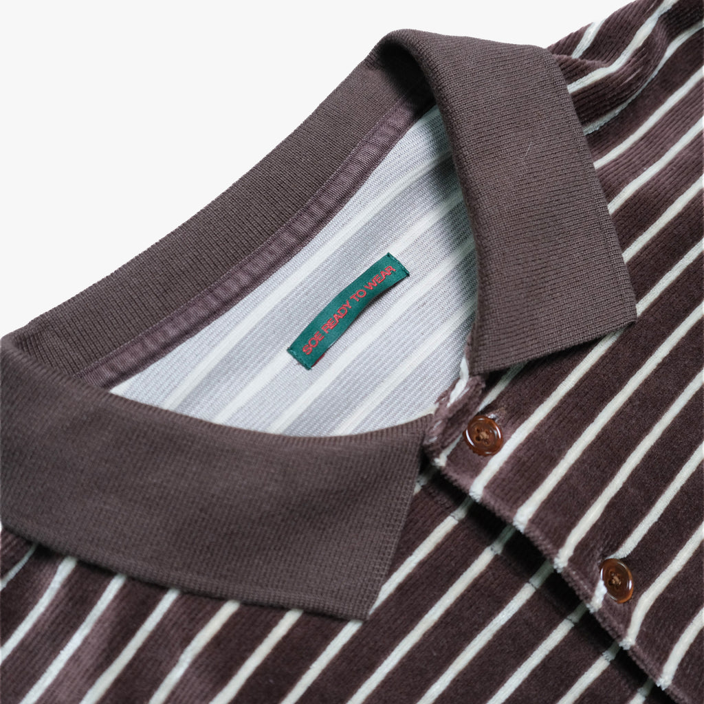 Soe Papa Shirt 'Brown Stripe'