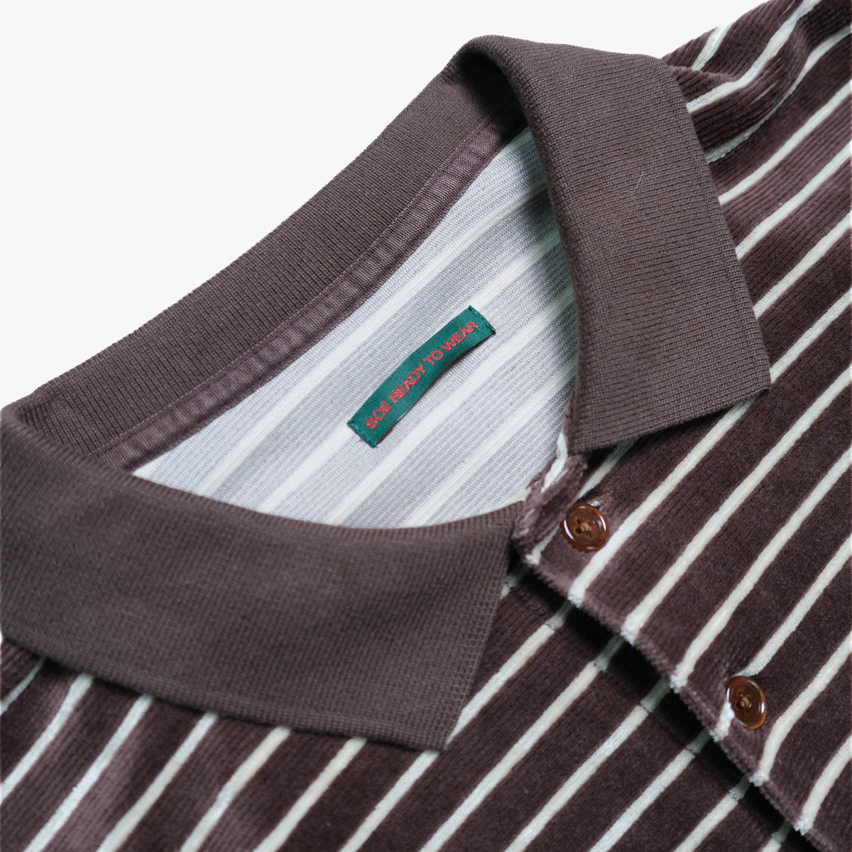 Soe Papa Shirt 'Brown Stripe'