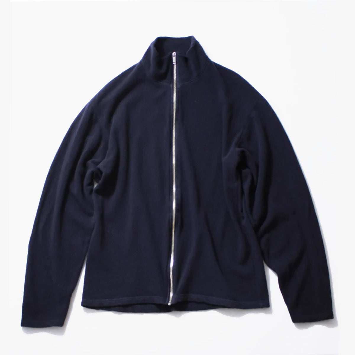 Soe Zip Up Mild Sweater 'Navy'