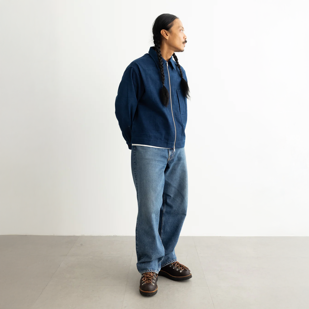 Jan Koleksi Samudra Zip Jacket "Indigo"
