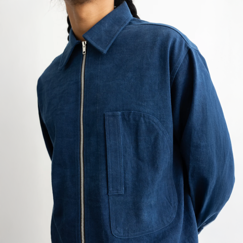 Jan Koleksi Samudra Zip Jacket "Indigo"