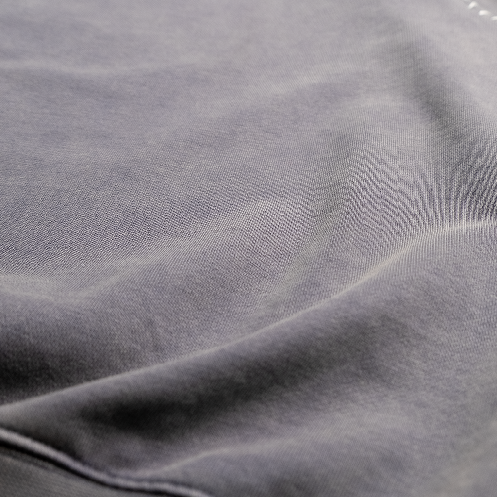 Honour Frankenstitch Crewneck - Stone Blue