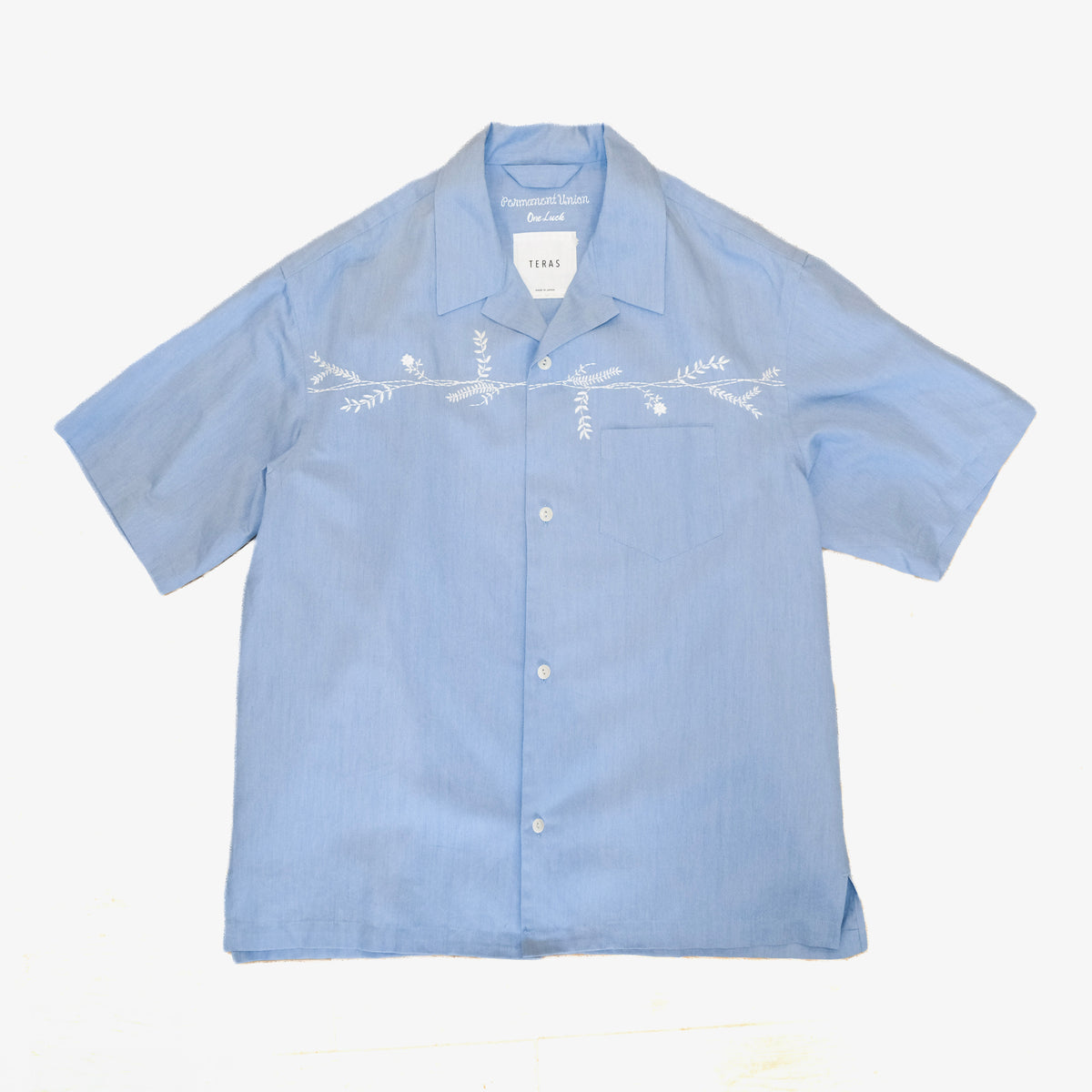 Teras x Pepar Shirt Botanical 'Blue'