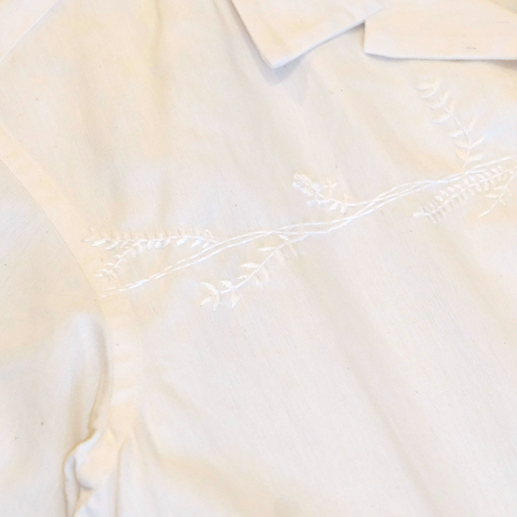 Teras x Pepar Shirt Botanical 'White'