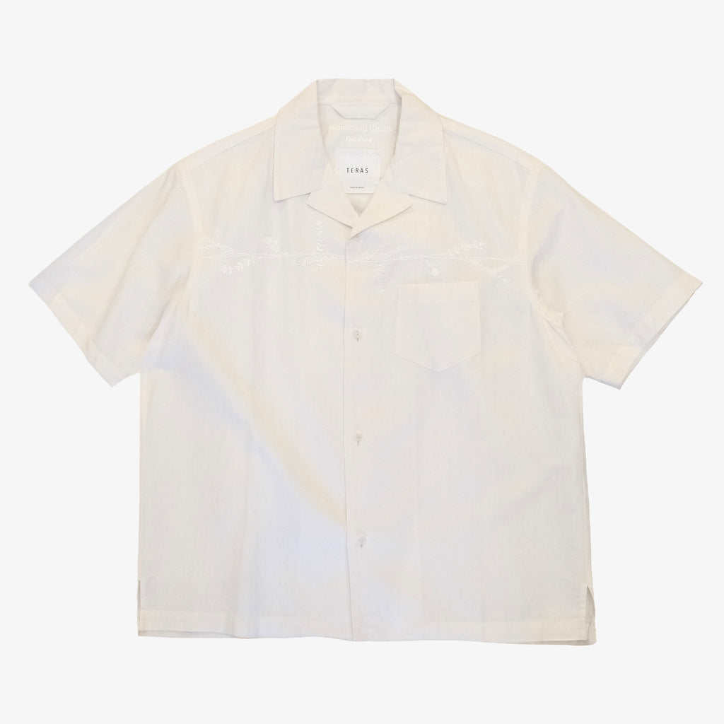 Teras x Pepar Shirt Botanical 'White'