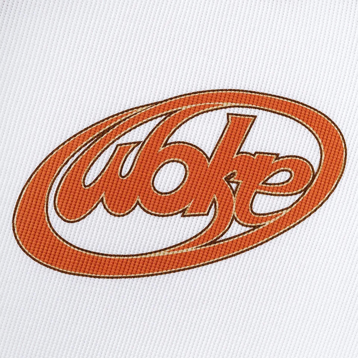 Woke Edge Wave Logo Real Tree Thermal 'Orange'