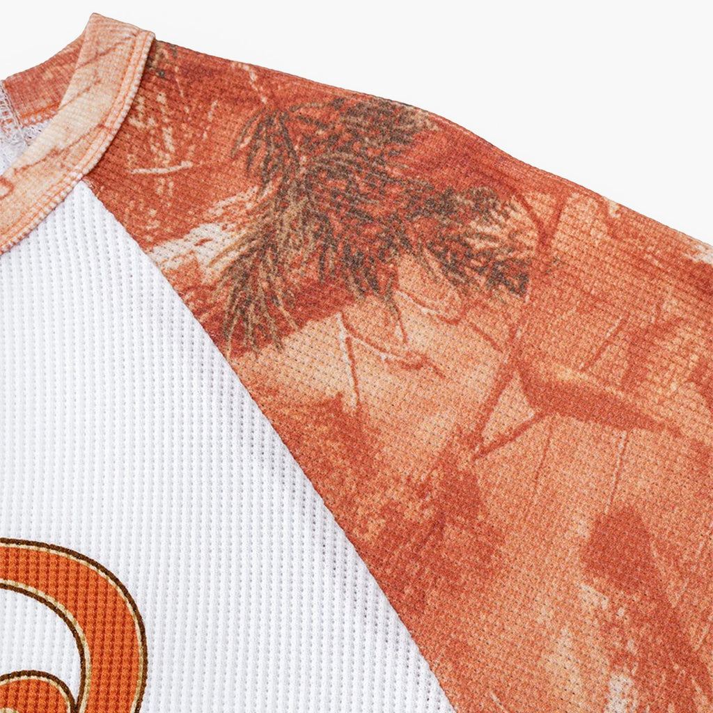 Woke Edge Wave Logo Real Tree Thermal 'Orange'