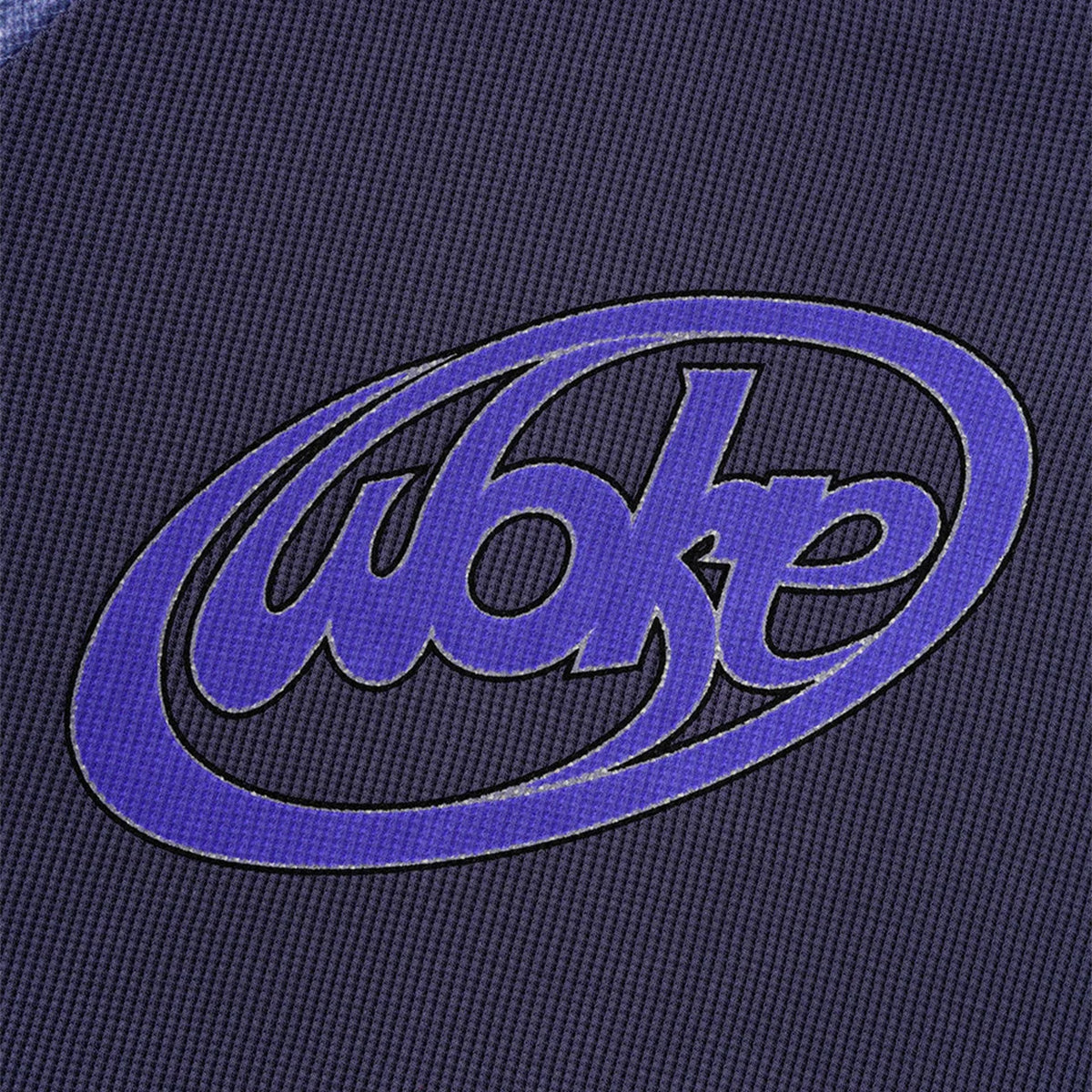 Woke Edge Wave Logo Real Tree Thermal 'Blue'