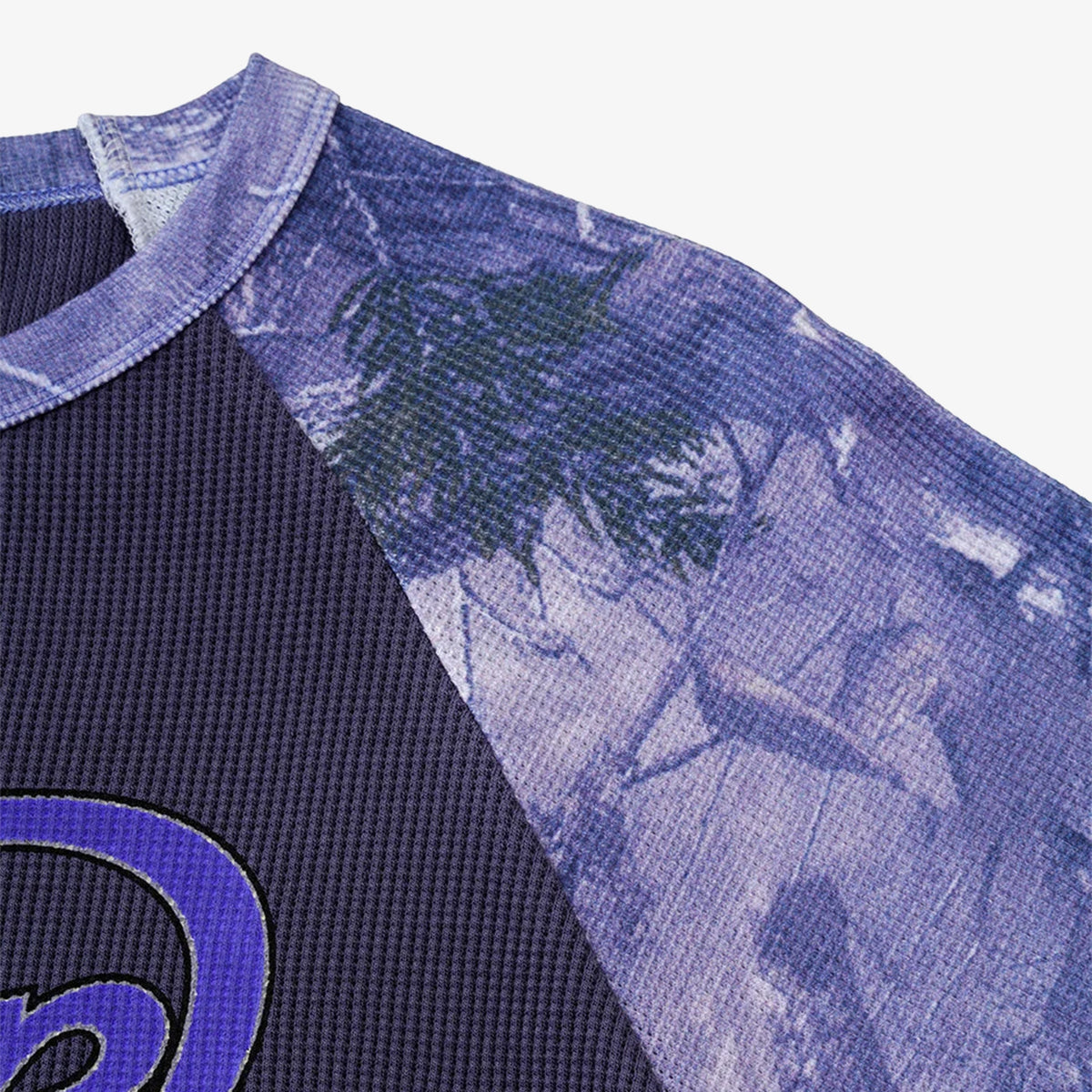 Woke Edge Wave Logo Real Tree Thermal 'Blue'