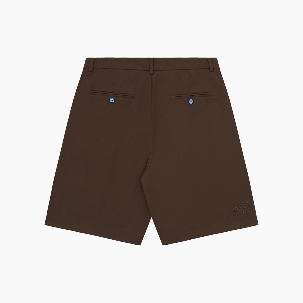 Honour Heritage Script Pleated Shorts