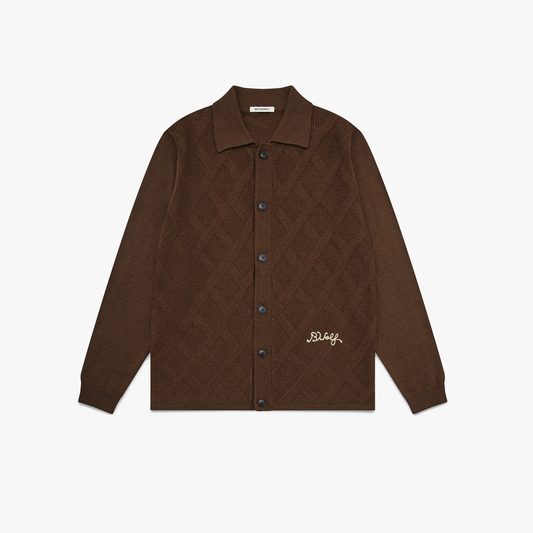 Brotherwolf Plaid Knit 'Brown'