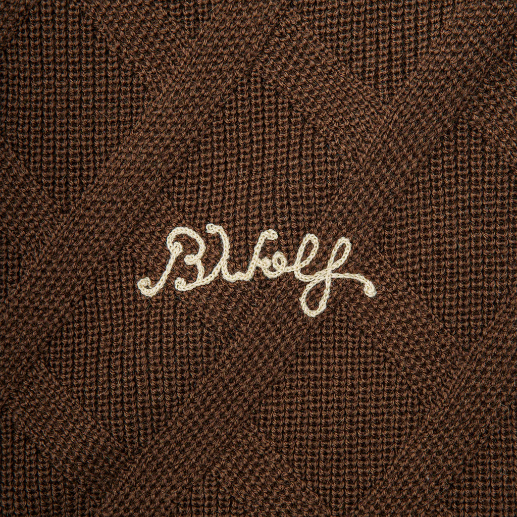 Brotherwolf Plaid Knit 'Brown'