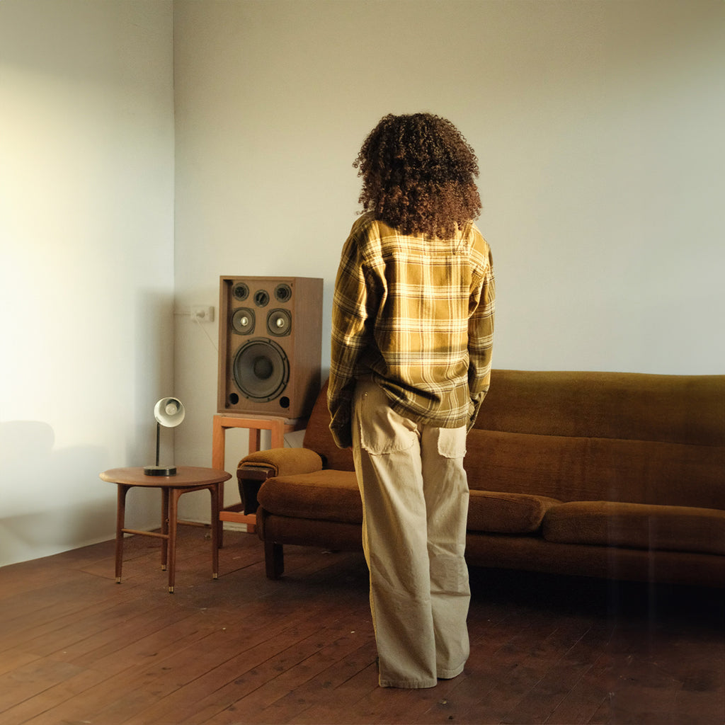 Honour Frayed Overshirt - Olive Check