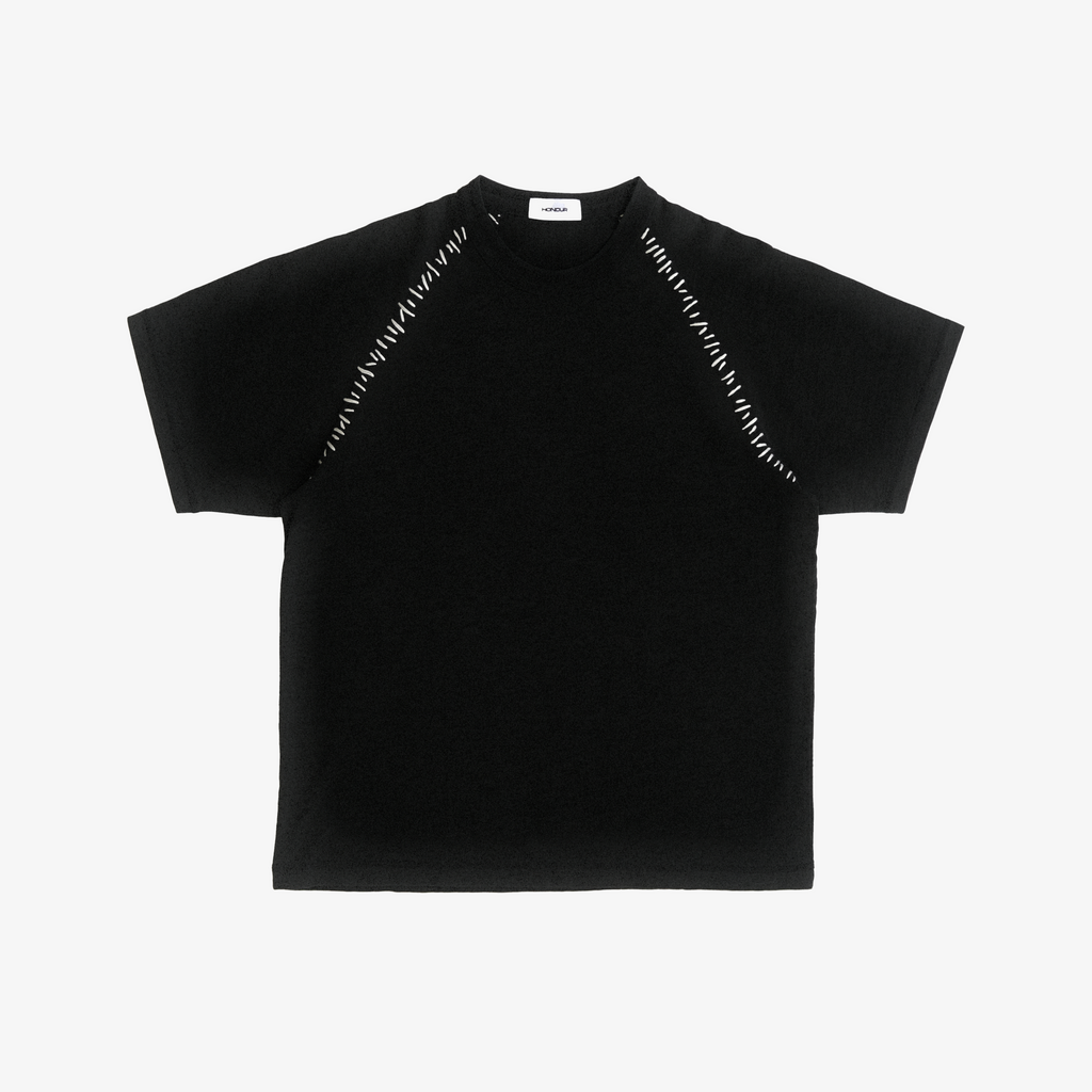 Honour Frankenstitch Tee 'White'