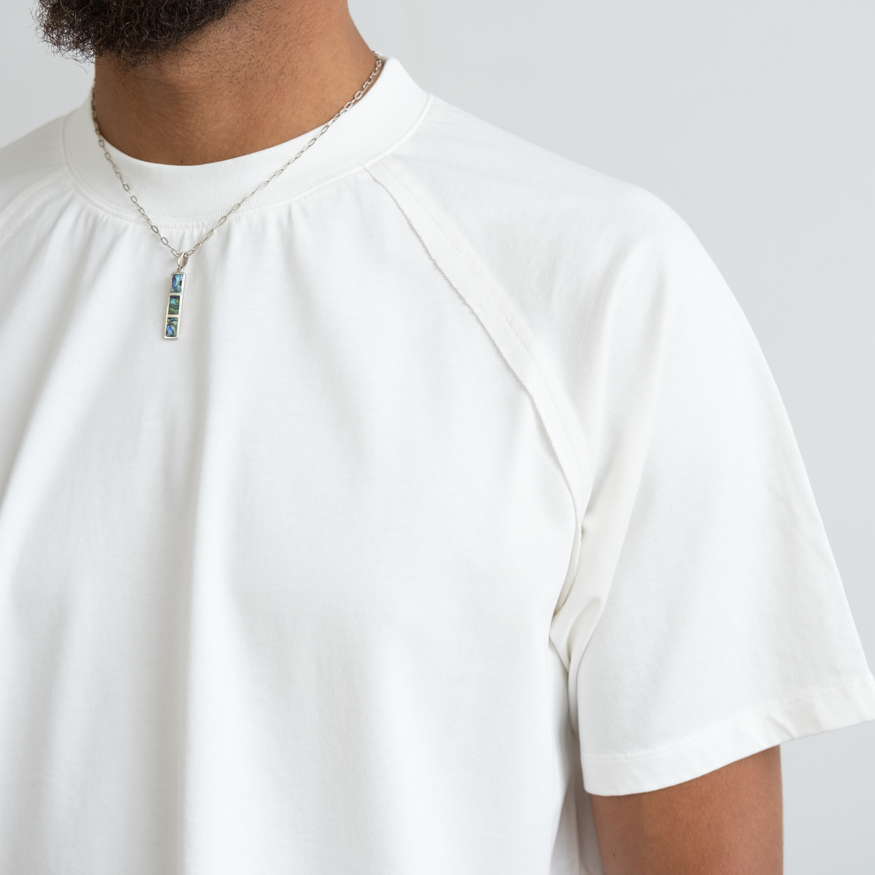 Honour Frayed Tee 'Cream'