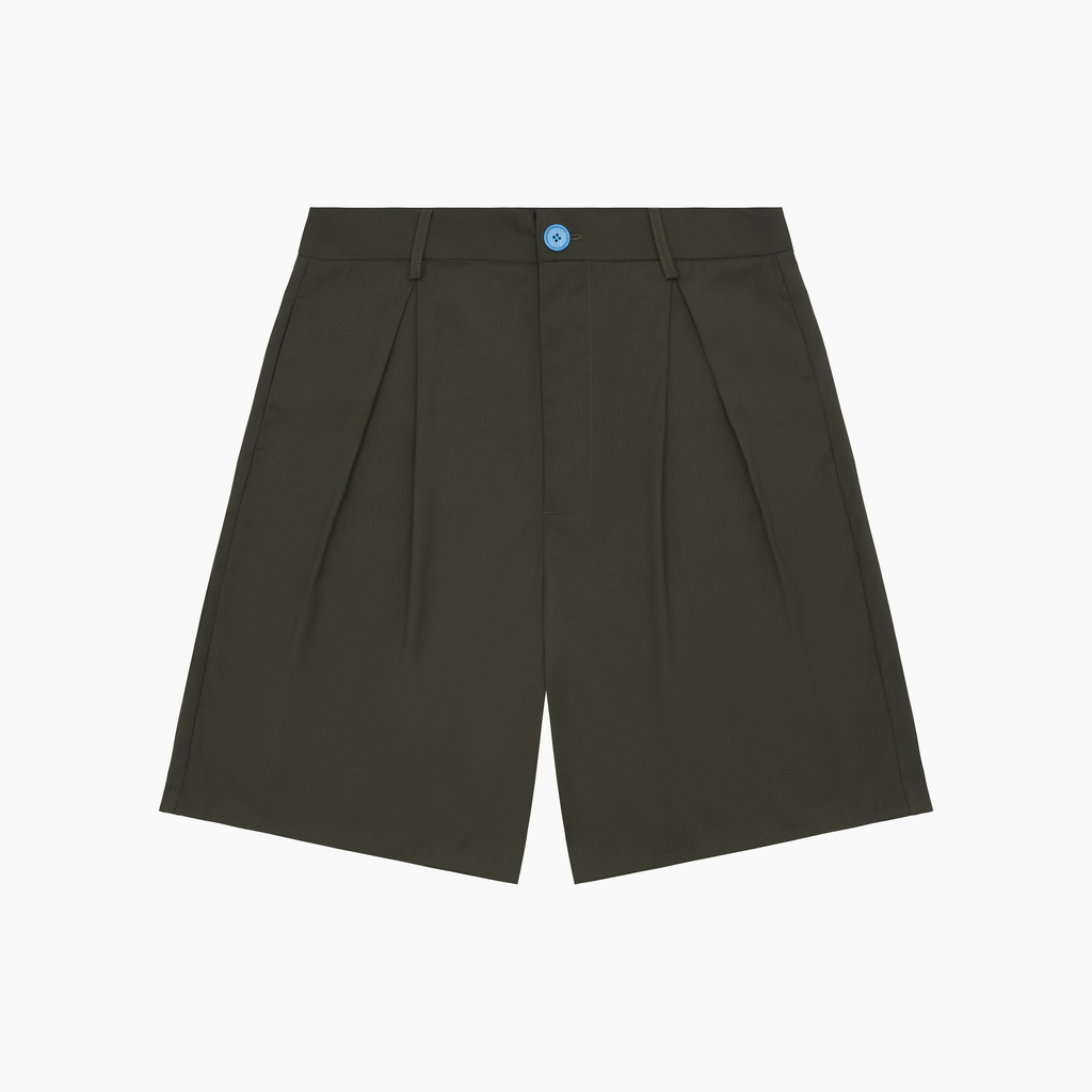 Honour Heritage Script Pleated Shorts