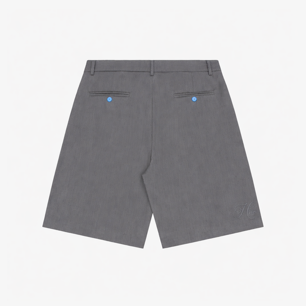 Honour Heritage Script Pleated Shorts