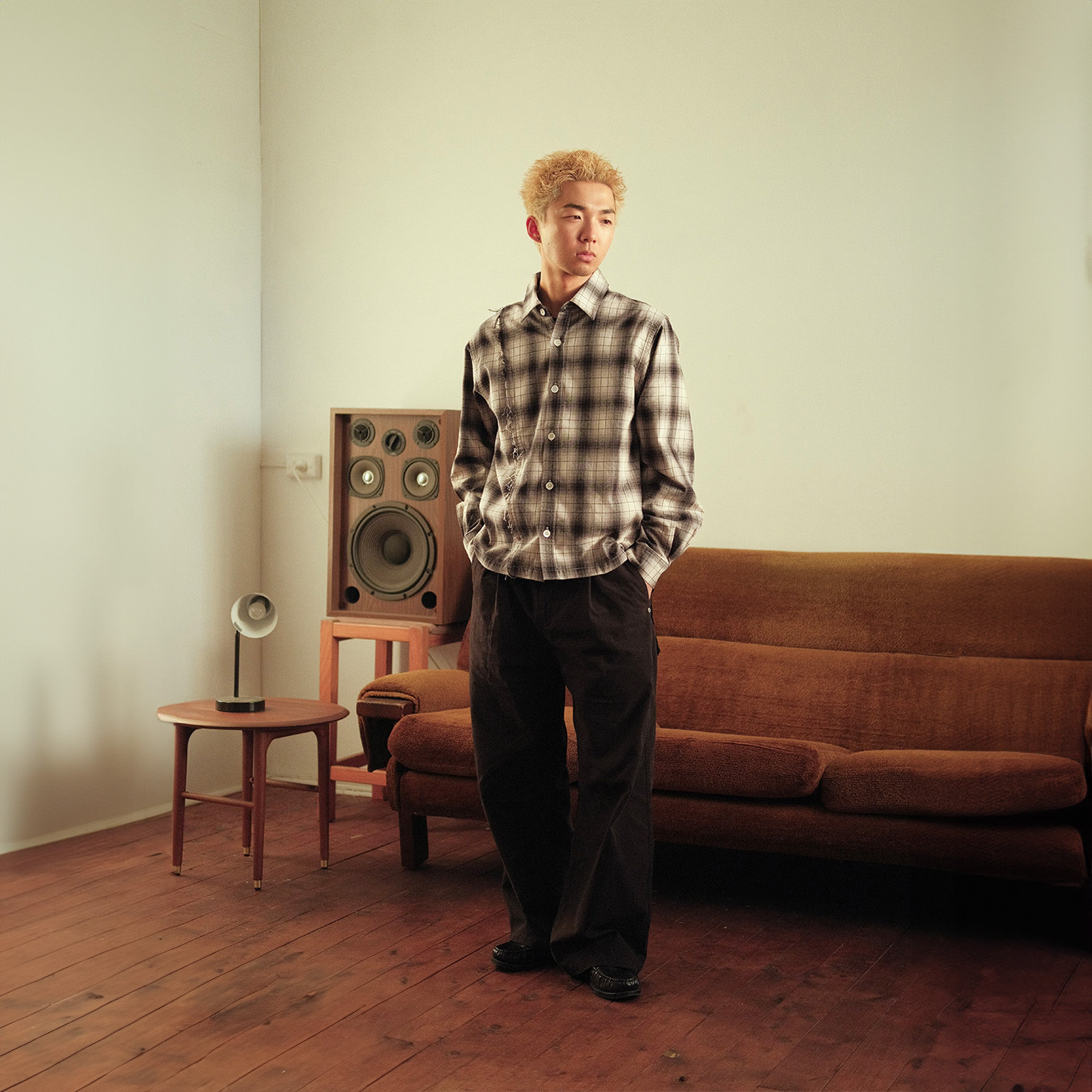 Honour Frayed Overshirt - Shadow Plaid