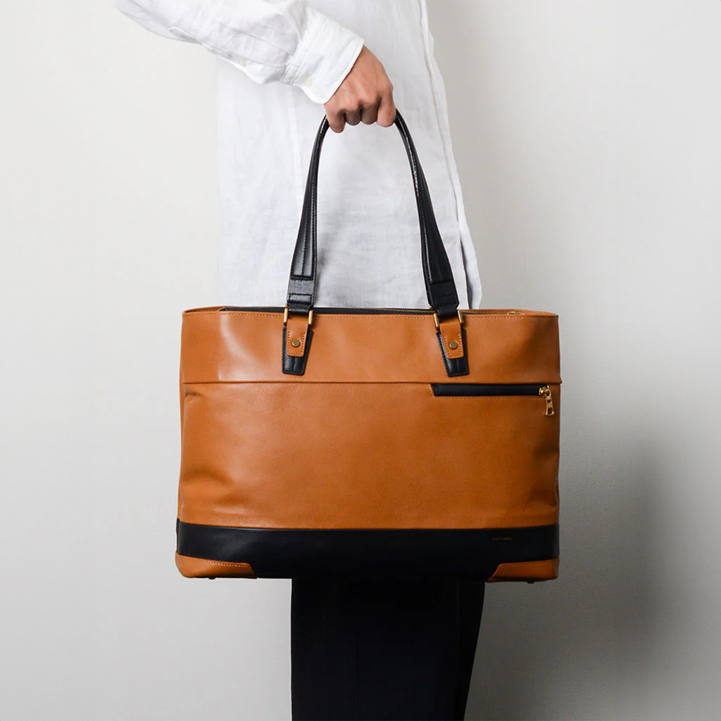 Master-Piece Gloss Tote Bag 'Camel'