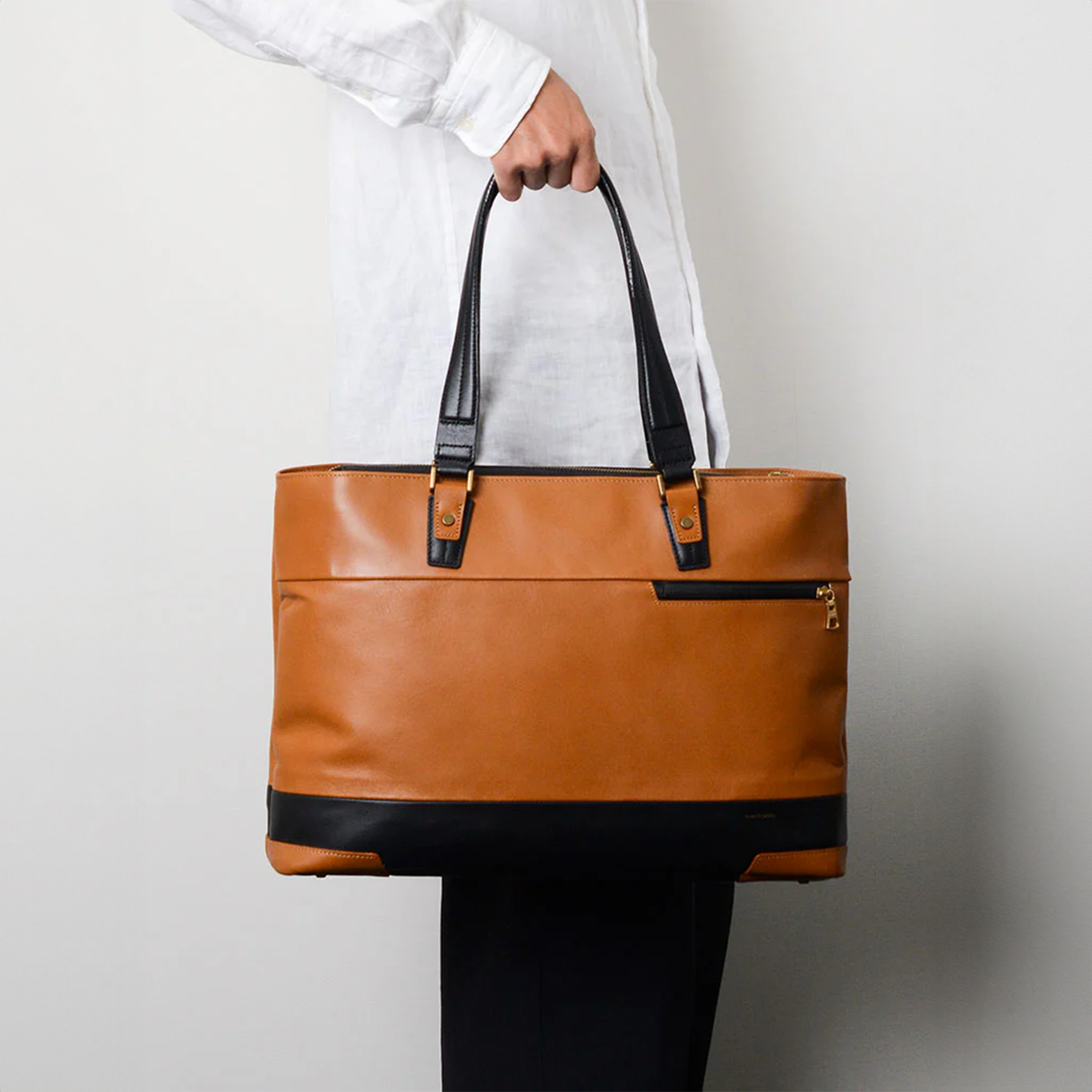 Master-Piece Gloss Tote Bag 'Camel'
