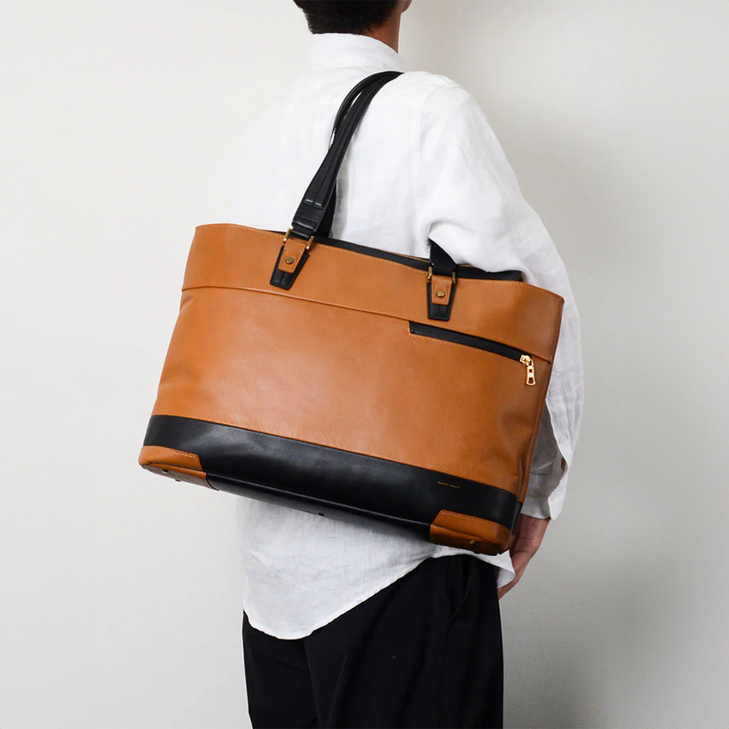Master-Piece Gloss Tote Bag 'Camel'