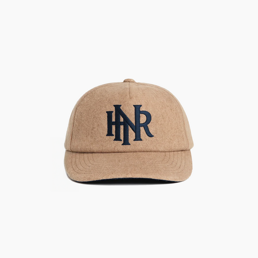 HONOUR Melton Wool Hat 'Fossil Brown'