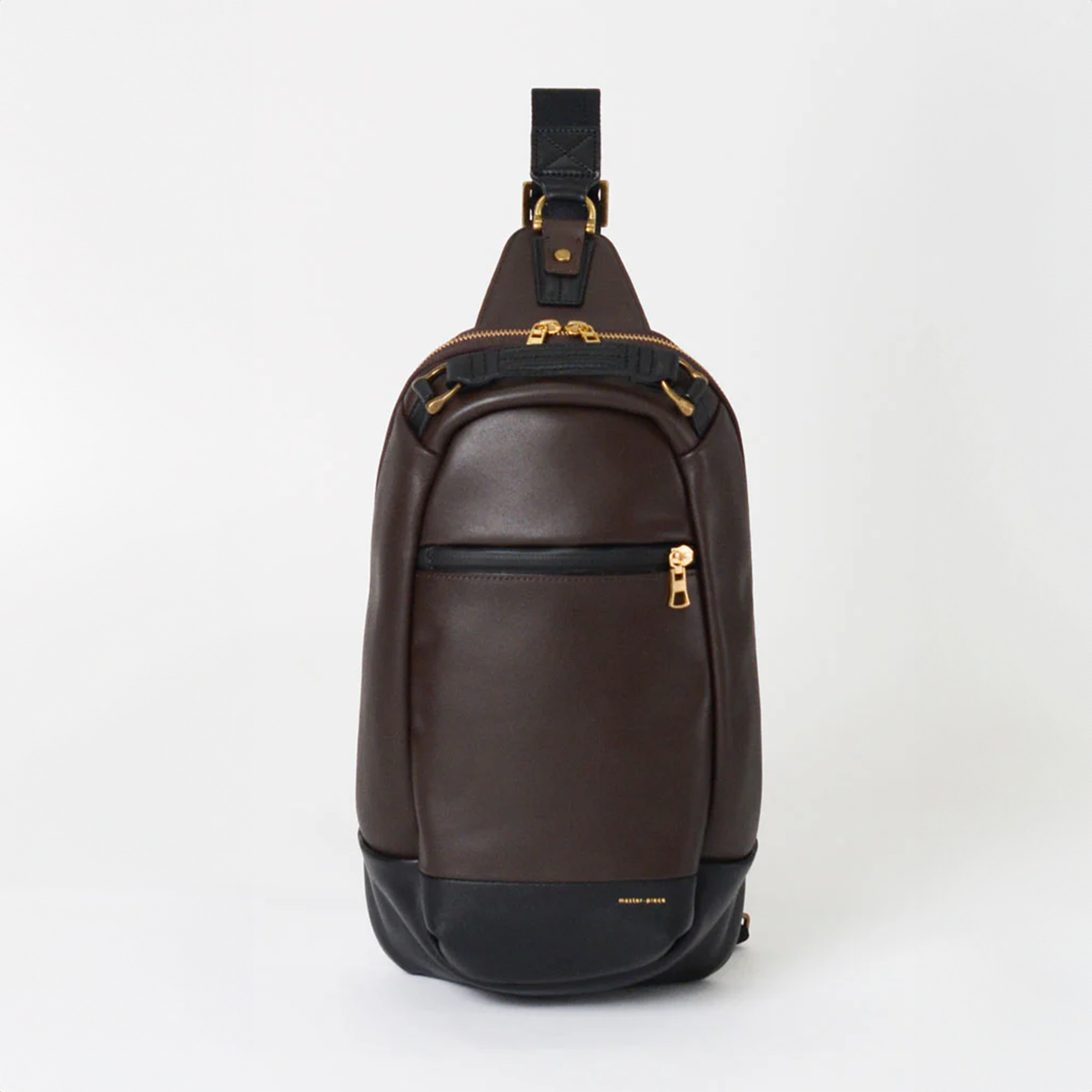 Master-Piece Gloss Sling Bag 'Choco'